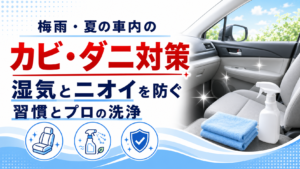 梅雨・夏の車内のカビ・ダニ対策