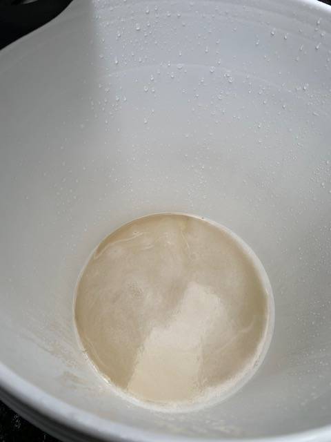 シートベルト洗浄で出た汚水